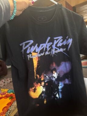 Purple Rain Purple & Black Graphic Tee by Purple Rain